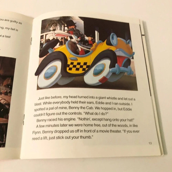 Vtg 1990 Who Framed Roger Rabbit  as Told by Roger Disney Book - Picture 11 of 15